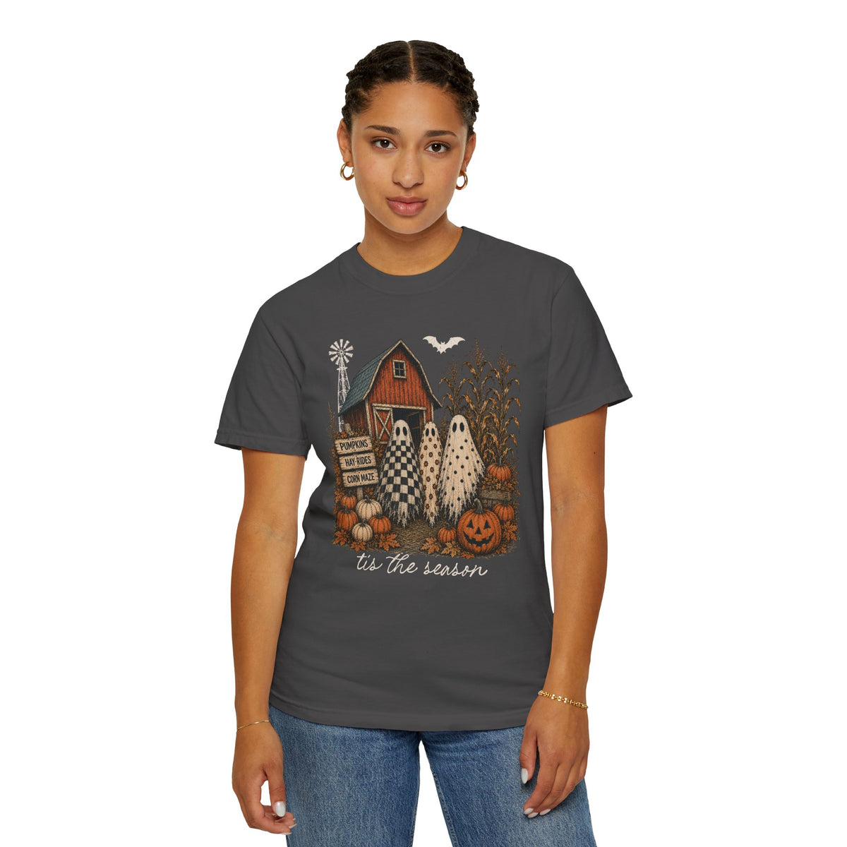 Tis the Season Ghouls-Dark Tees