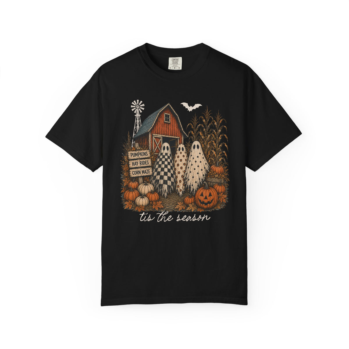 Tis the Season Ghouls-Dark Tees