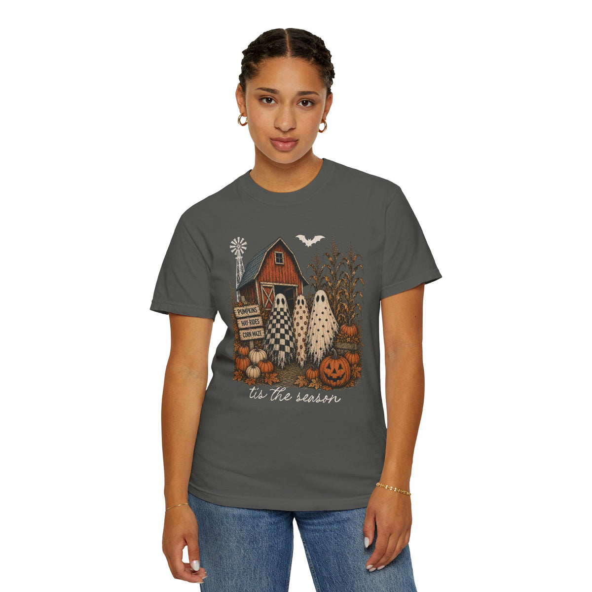 Tis the Season Ghouls-Dark Tees