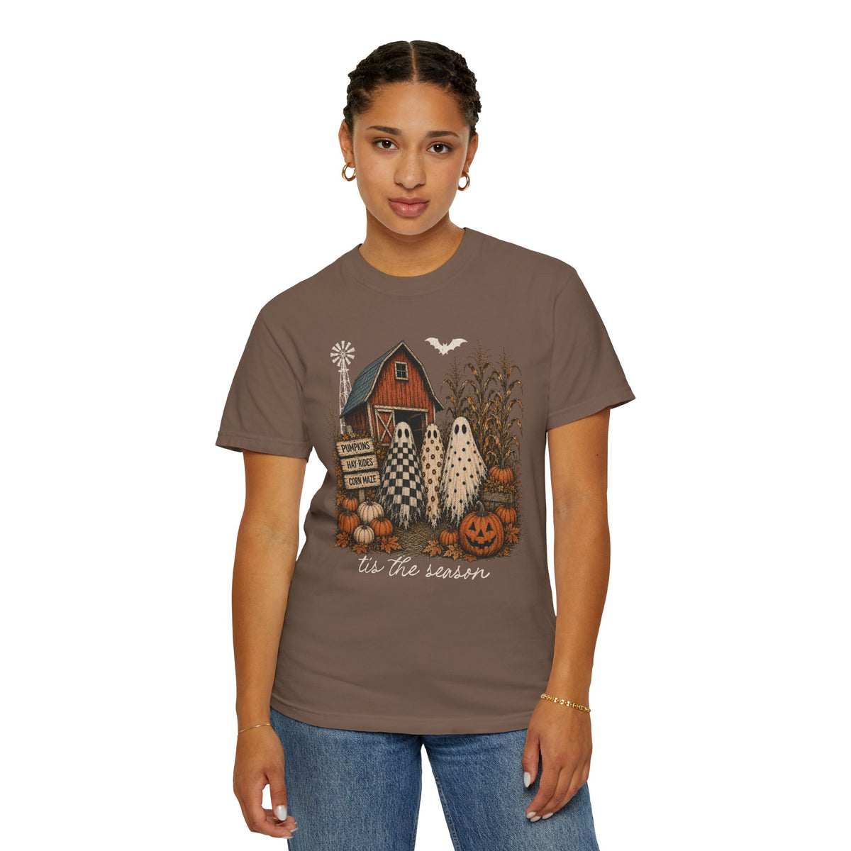 Tis the Season Ghouls-Dark Tees