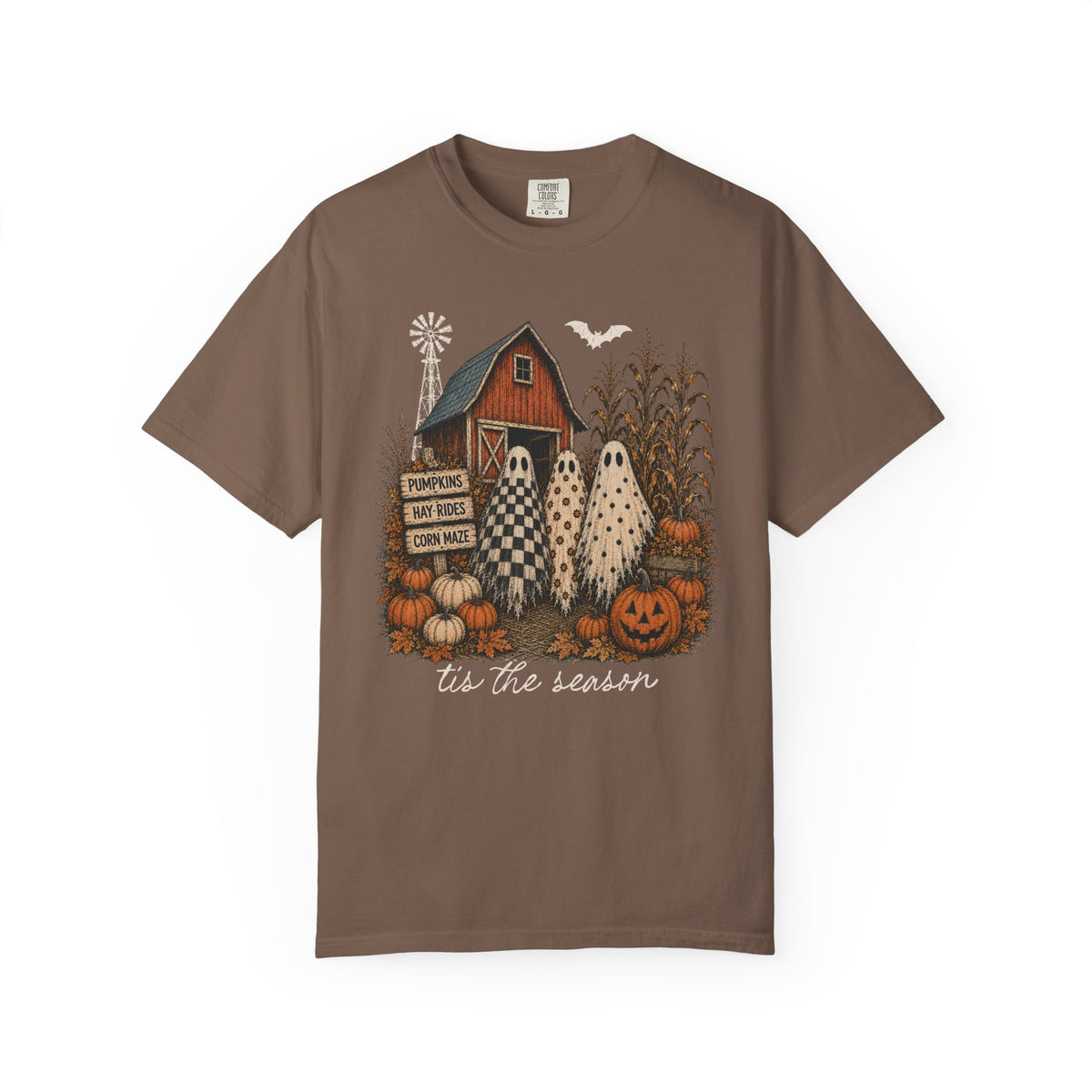 Tis the Season Ghouls-Dark Tees